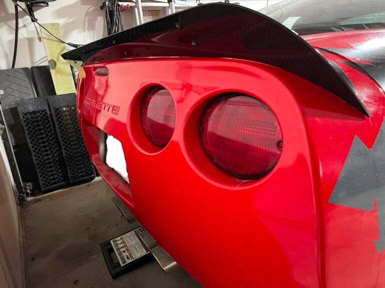 Seats, belts, intake, vents, spoiler