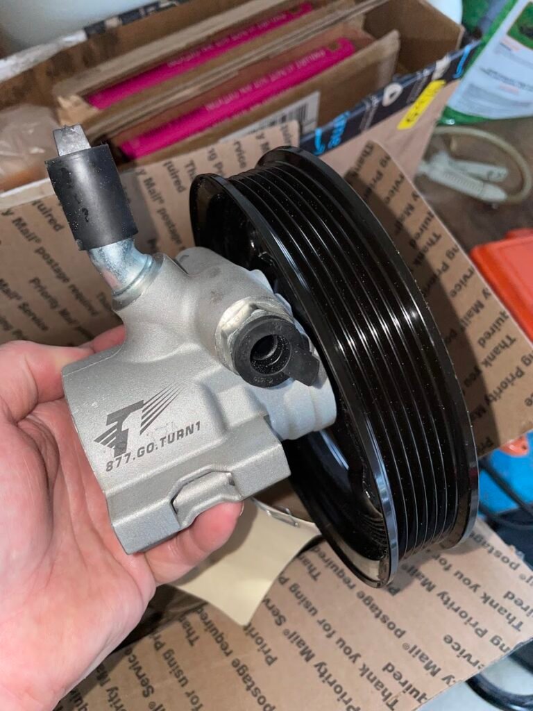 Turn One HP2 power-steering pump install