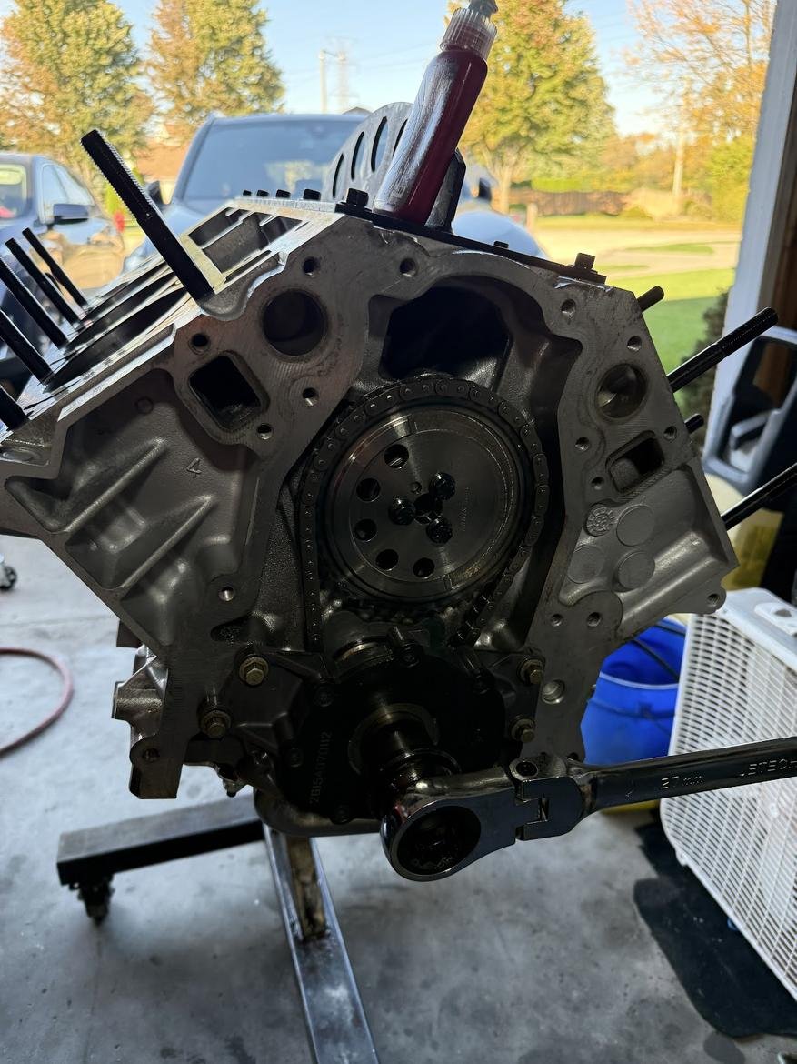 Engine assembled