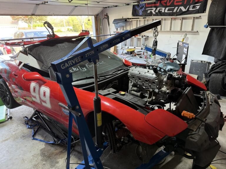 Engine back in the car